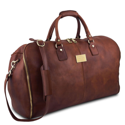 Antigua - Leather travel duffle/garment bag | TL142341 suiter bag