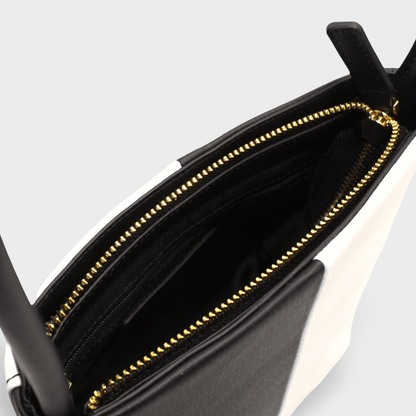 Handbag & Wallet Accessories Aria - Sustainable Apple Skin Leather Hand Painted Yellow Rose Bag San Rocco Italia