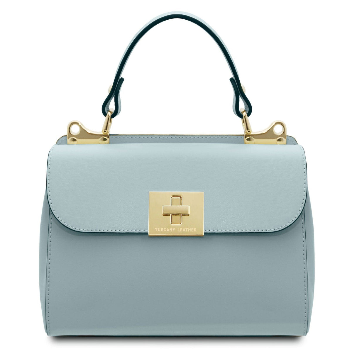 Leather handbags Light Blue Armonia - Leather handbag | TL142286 San Rocco Italia