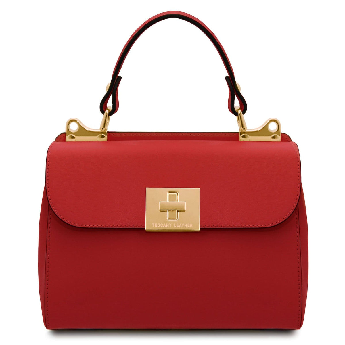 Leather handbags Lipstick Red Armonia - Leather handbag | TL142286 San Rocco Italia