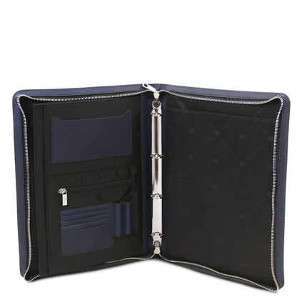 Augusto - Leather document case with ring binder | TL142555