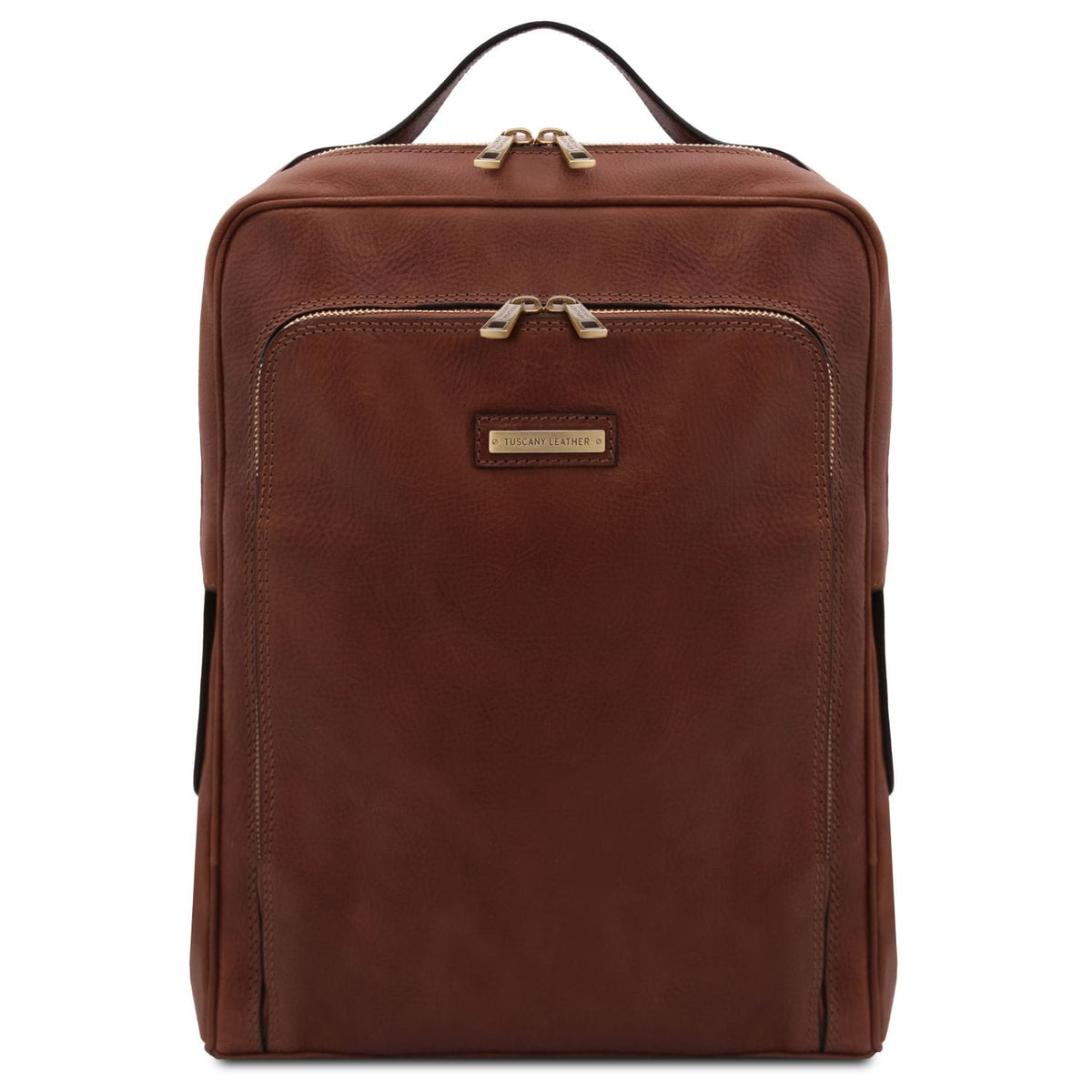 Lederrucksäcke Braun Bangkok - Matt leather laptop backpack | TL141793 San Rocco Italia