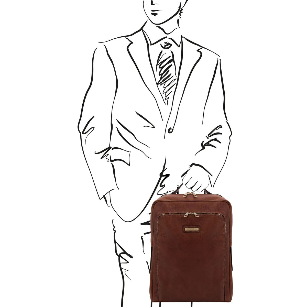 Lederrucksäcke Bangkok - Matter Leder-Laptoprucksack | TL141793 San Rocco Italia