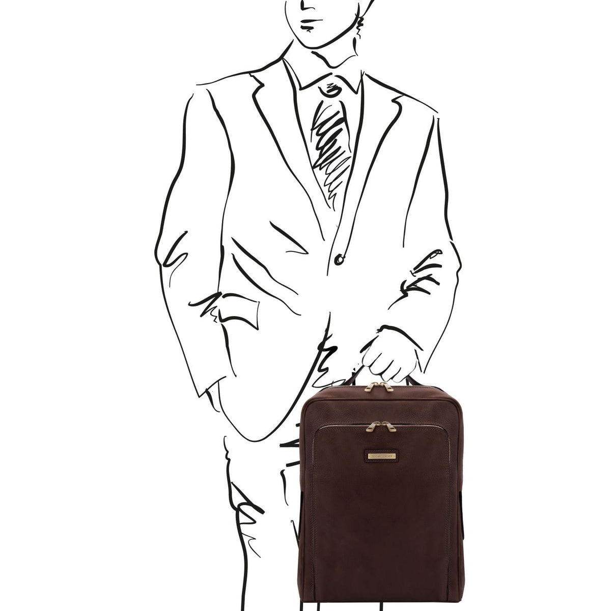 Lederrucksäcke Bangkok - Matter Leder-Laptoprucksack | TL141793 San Rocco Italia