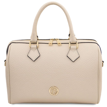 Barrique - Small leather duffle handbag | TL142586