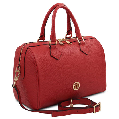 Barrique - Small leather duffle handbag | TL142586