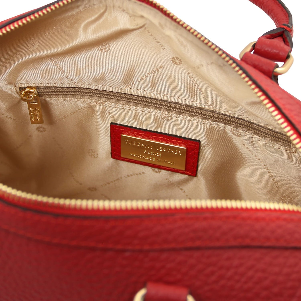 Barrique - Small leather duffle handbag | TL142586