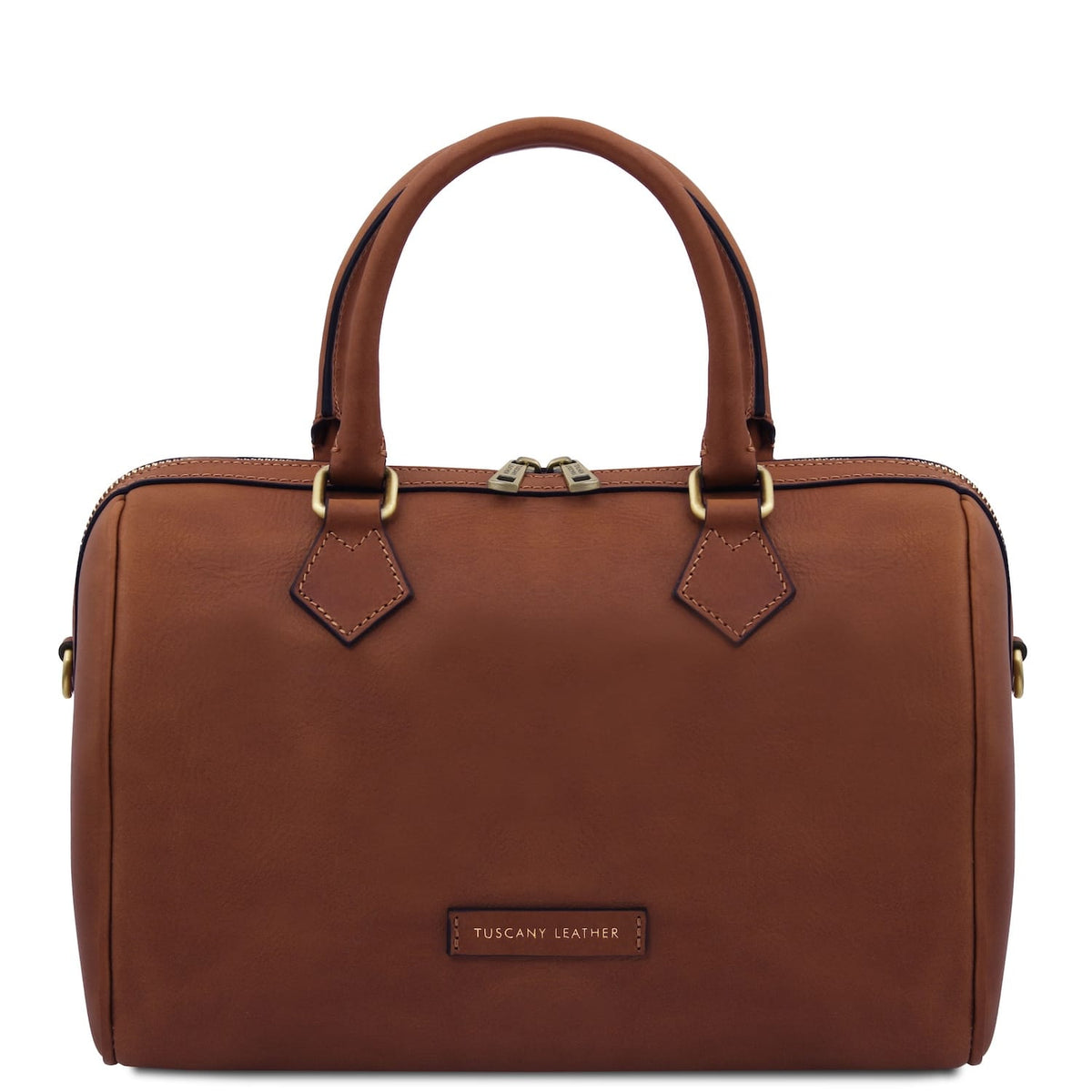 Barrique - Vegetable-tanned leather duffle handbag | TL142573