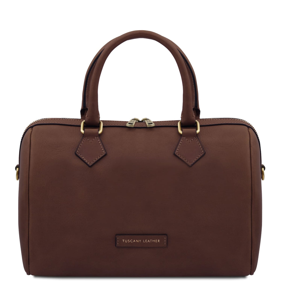Barrique - Vegetable-tanned leather duffle handbag | TL142573