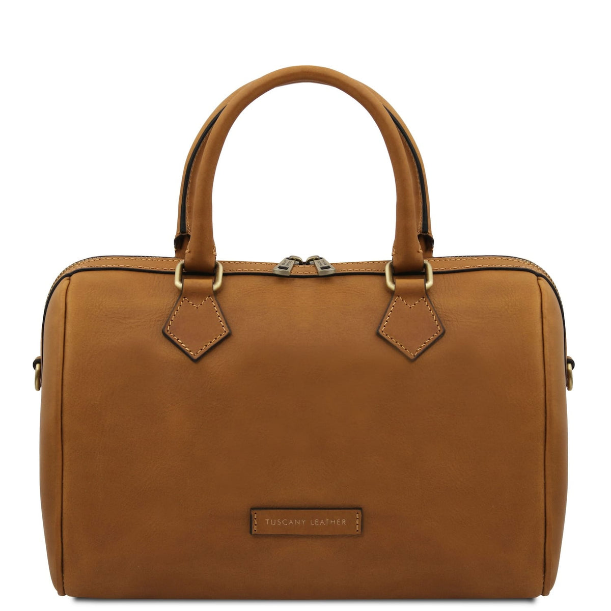 Barrique - Vegetable-tanned leather duffle handbag | TL142573