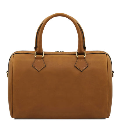 Barrique - Vegetable-tanned leather duffle handbag | TL142573