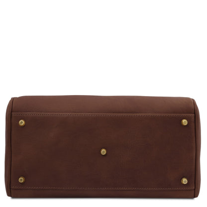 Barrique - Vegetable-tanned leather duffle handbag | TL142573