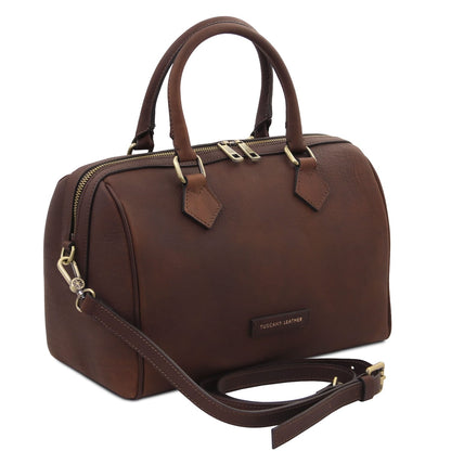Barrique - Vegetable-tanned leather duffle handbag | TL142573