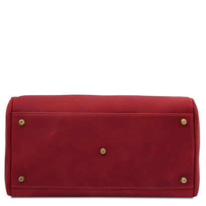 Barrique - Vegetable-tanned leather duffle handbag | TL142573