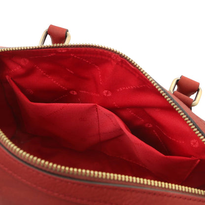 Barrique - Vegetable-tanned leather duffle handbag | TL142573