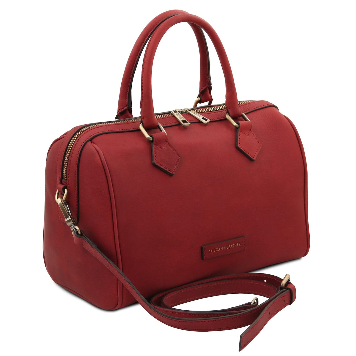 Barrique - Vegetable-tanned leather duffle handbag | TL142573