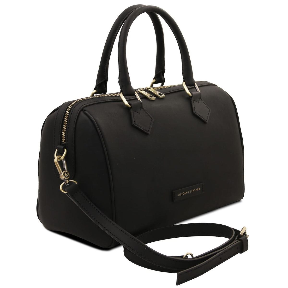 Barrique - Vegetable-tanned leather duffle handbag | TL142573
