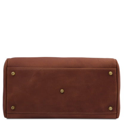Barrique - Vegetable-tanned leather duffle handbag | TL142573
