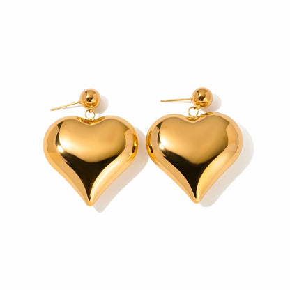 Emma XL Heart Earrings
