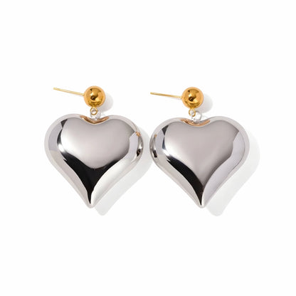 Emma XL Heart Earrings
