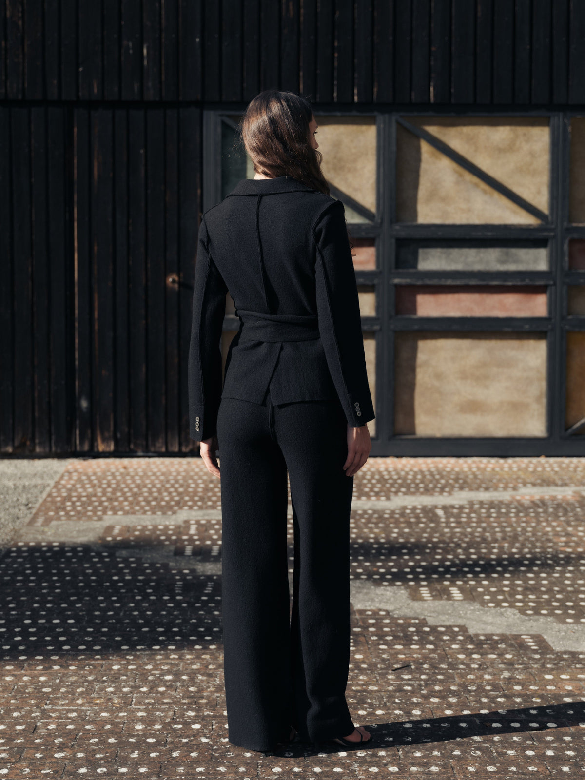 Knitwear Boiled Wool Bar Jacket San Rocco Italia