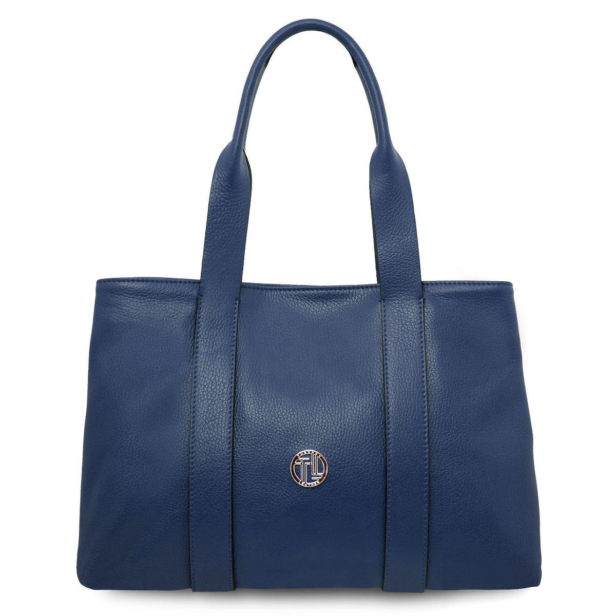 Bolsos de hombro de piel Azul oscuro Callie - Bolso de hombro de piel suave | TL142415 San Rocco Italia
