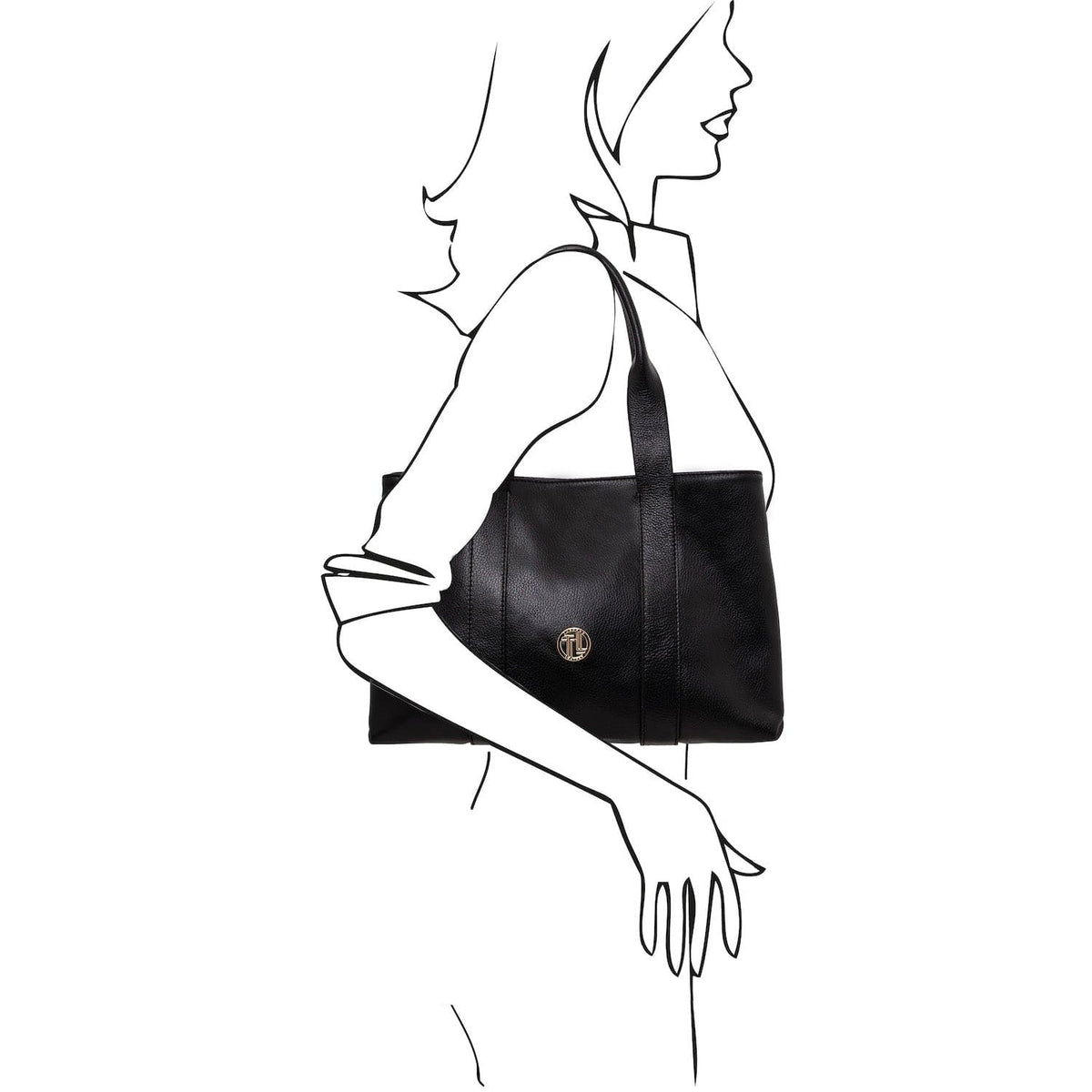 Bolsos de hombro de piel Callie - Bolso de hombro de piel suave | TL142415 San Rocco Italia