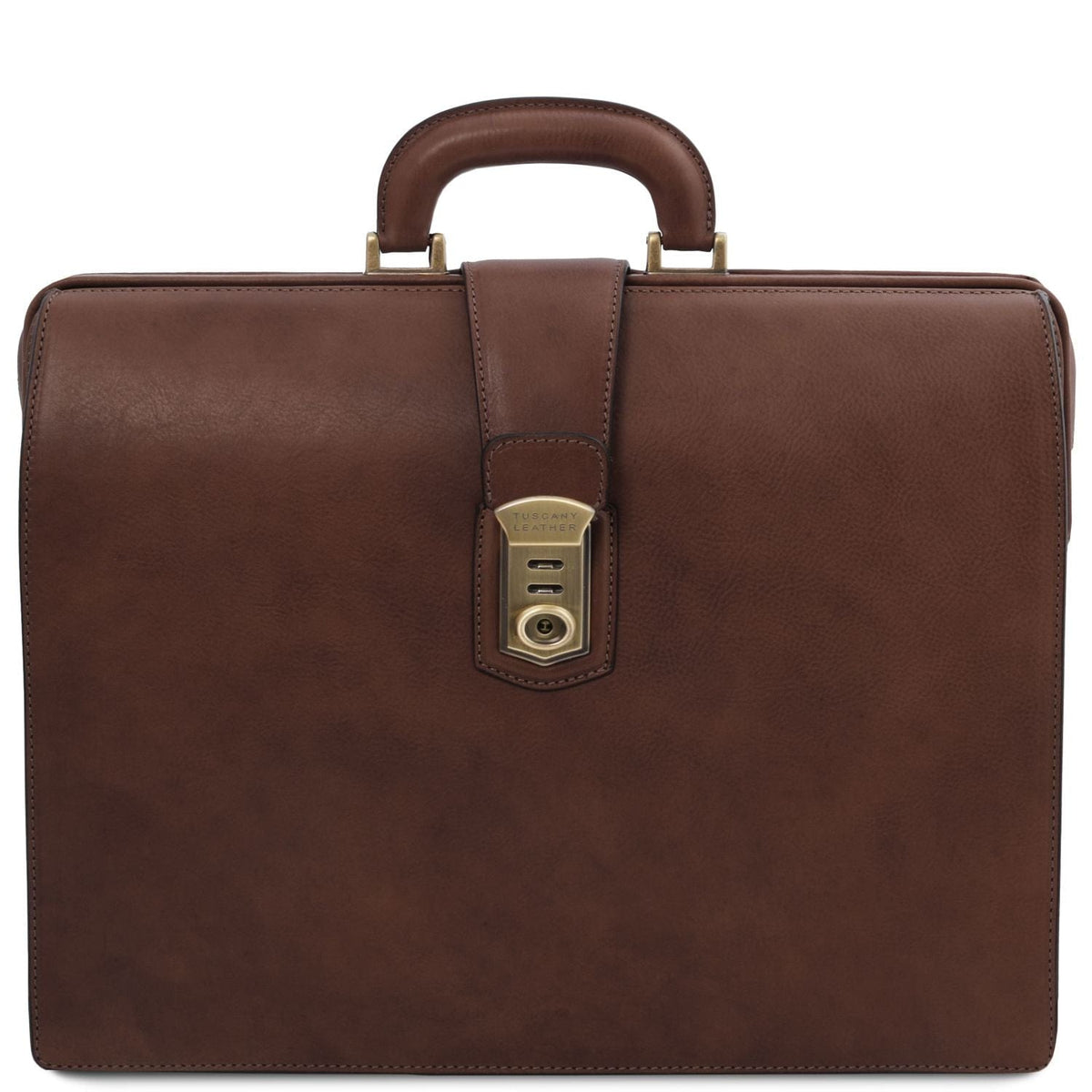 Doctor bags Dark Brown Canova - Leather doctor bag briefcase 3 compartments | TL142352 San Rocco Italia
