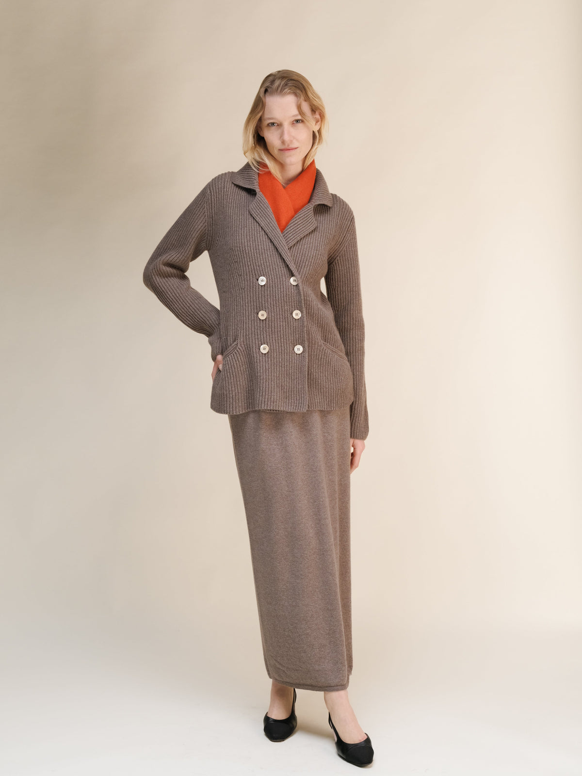 Knitwear Cashmere Mix Scarf San Rocco Italia