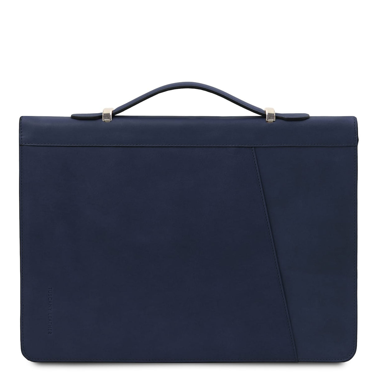 Cesare - Leather document case with handle and ring binder | TL142554