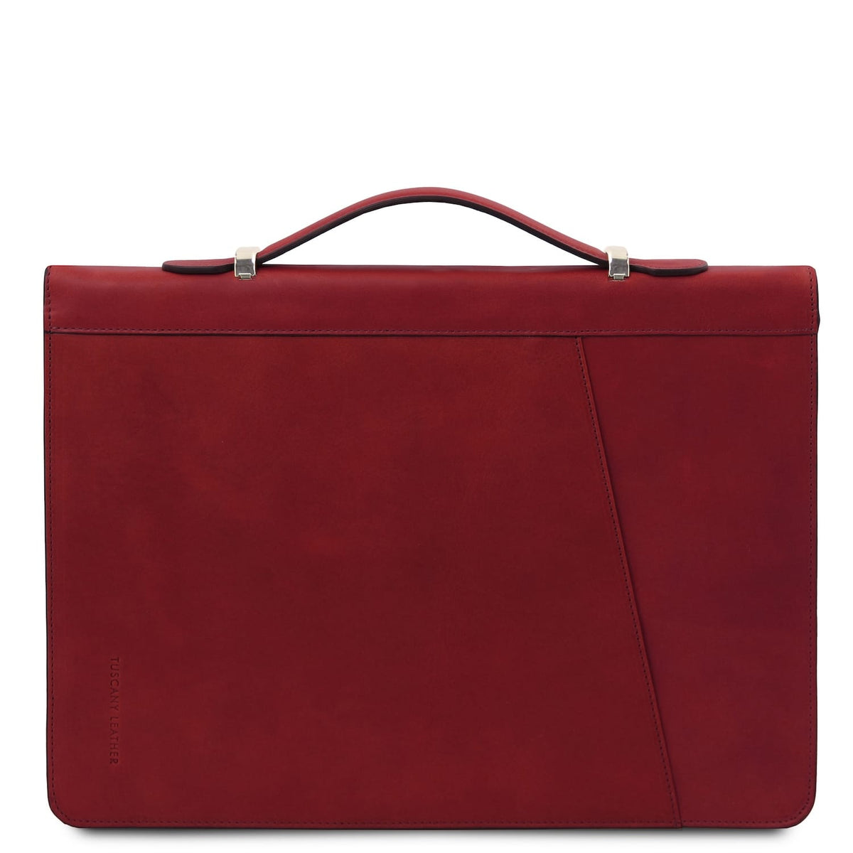 Cesare - Leather document case with handle and ring binder | TL142554
