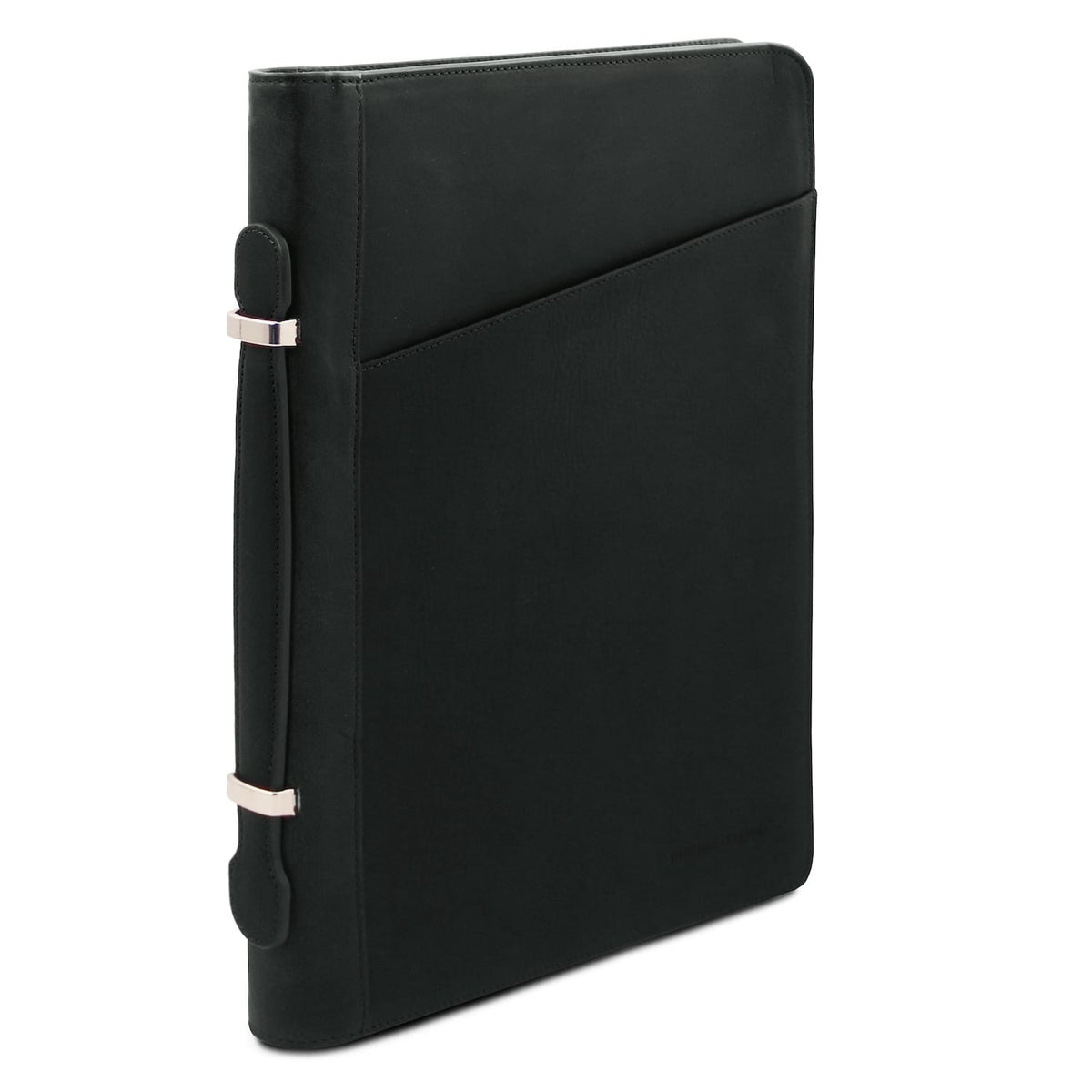 Cesare - Leather document case with handle and ring binder | TL142554
