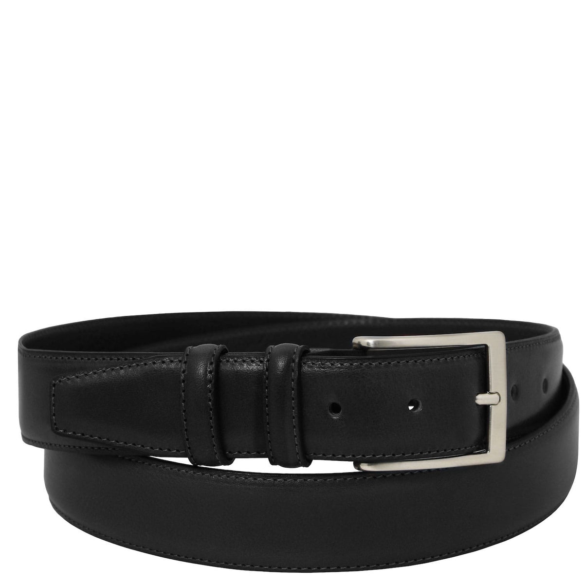 Leather Belts for men Negro / 95 cm Clásico full-grain leather belt 35mm | TL142532 San Rocco Italia
