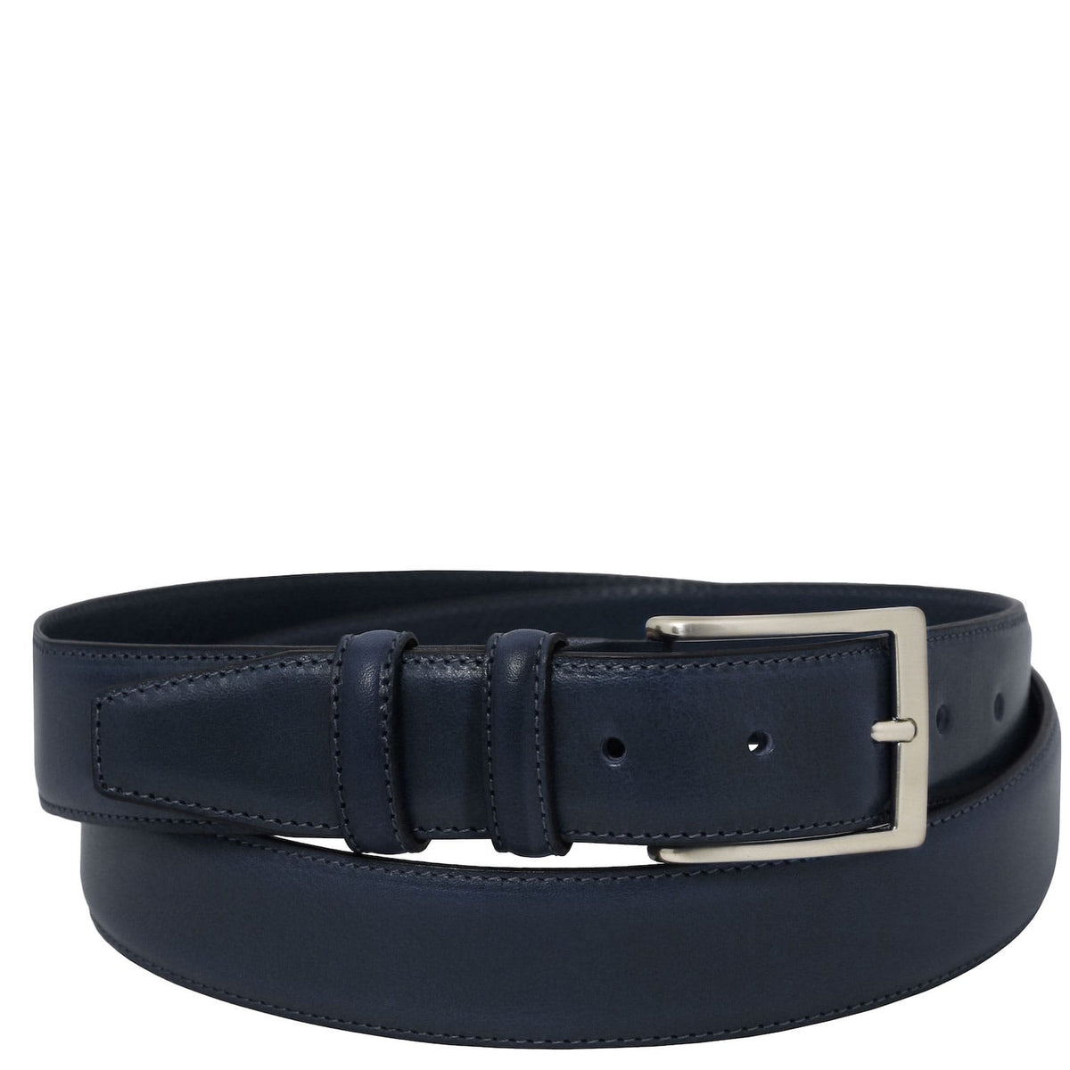 Leather Belts for men Azul oscuro / 95 cm Clásico full-grain leather belt 35mm | TL142532 San Rocco Italia