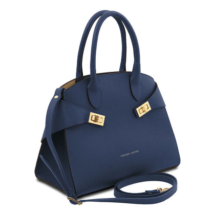 Leather handbags Coccola - Women's leather tote handbag | TL142421 San Rocco Italia