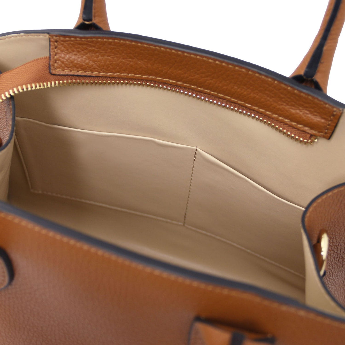Leather handbags Coccola - Women's leather tote handbag | TL142421 San Rocco Italia