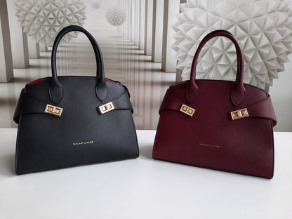 Leather handbags Coccola - Women's leather tote handbag | TL142421 San Rocco Italia