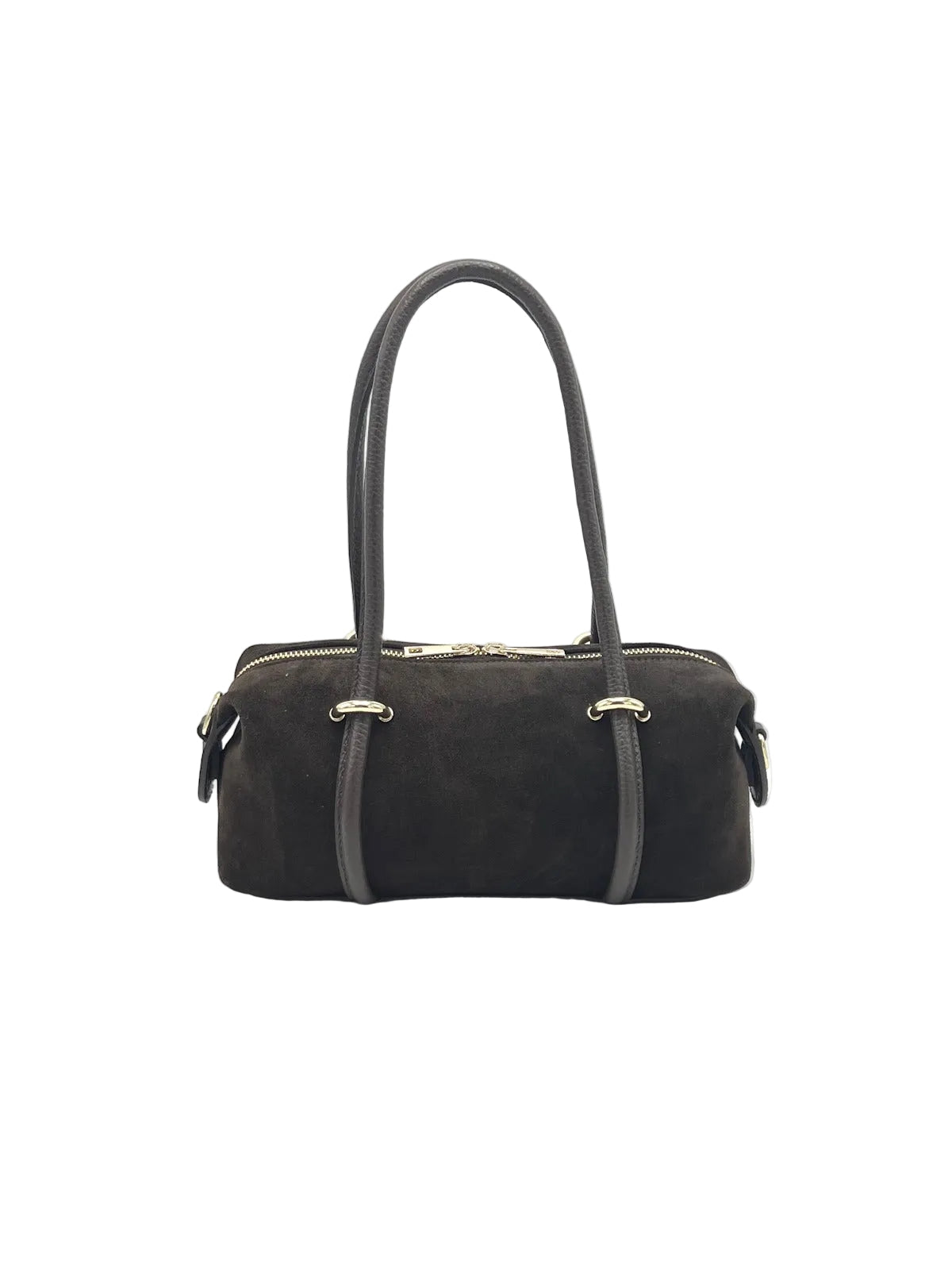 Bolso Boston Lucca pequeño de gamuza (East-West)