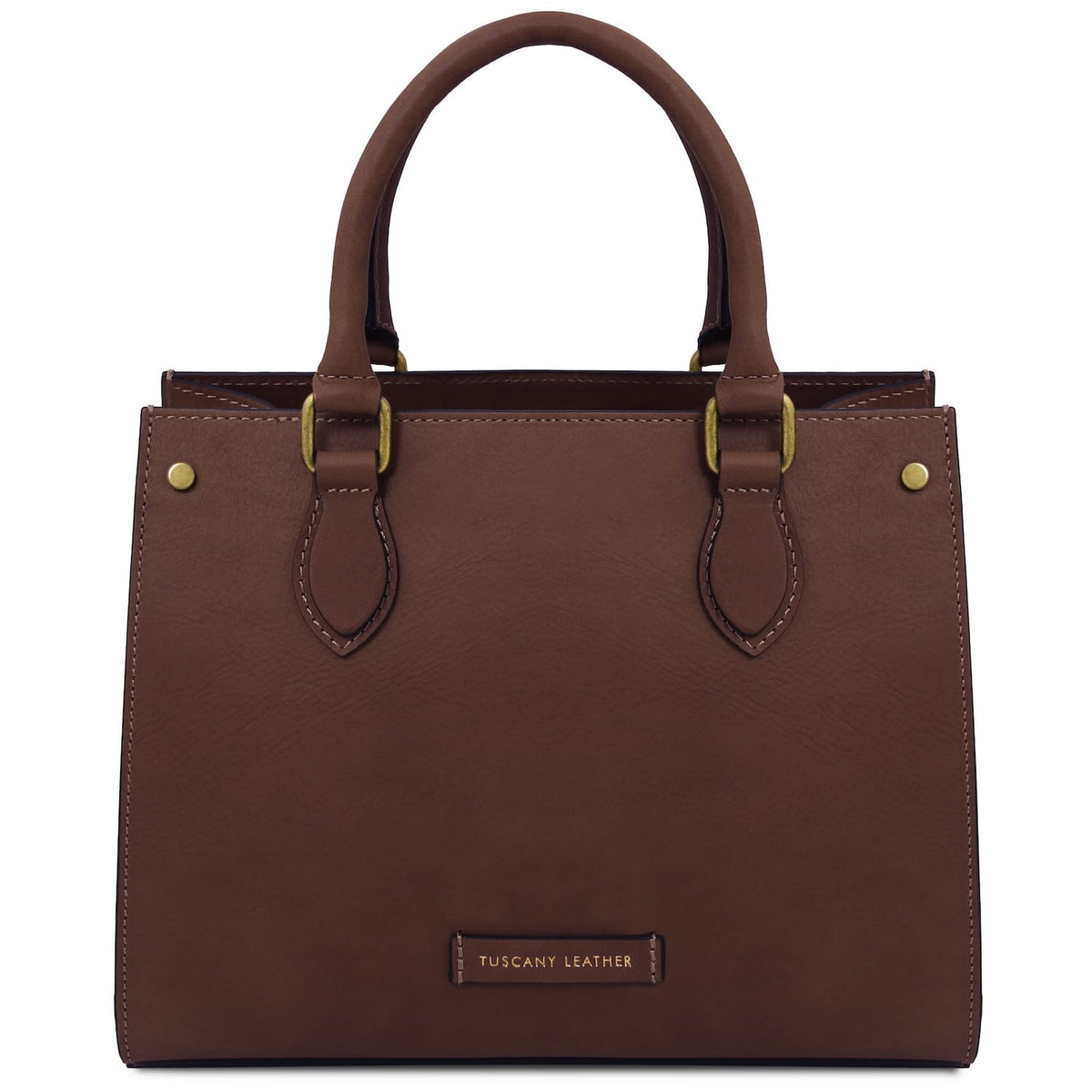 Dama - Vegetable-tanned leather tote handbag | TL142564