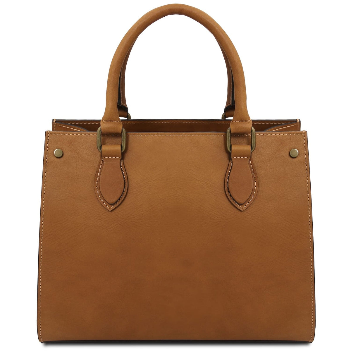 Dama - Vegetable-tanned leather tote handbag | TL142564