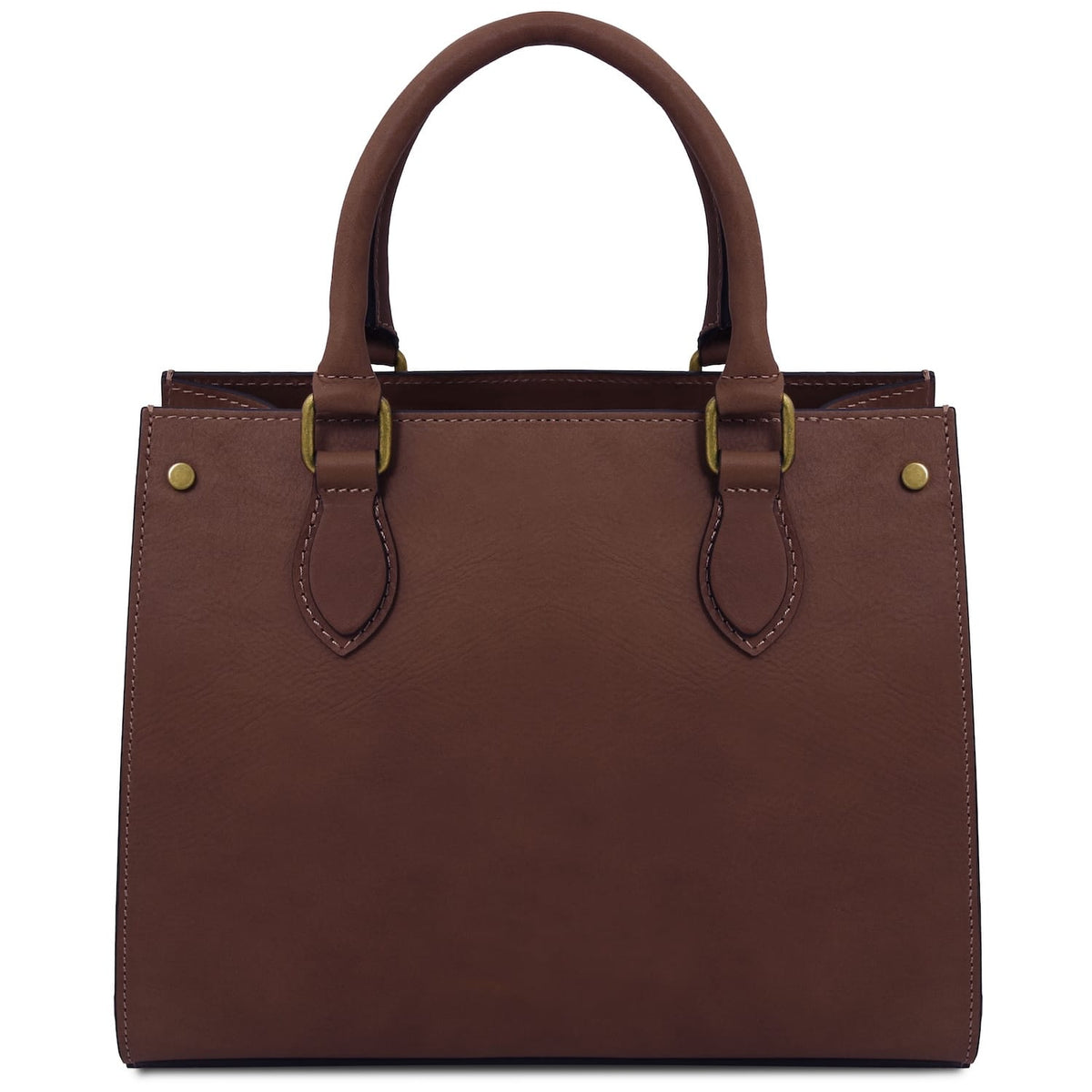 Dama - Vegetable-tanned leather tote handbag | TL142564