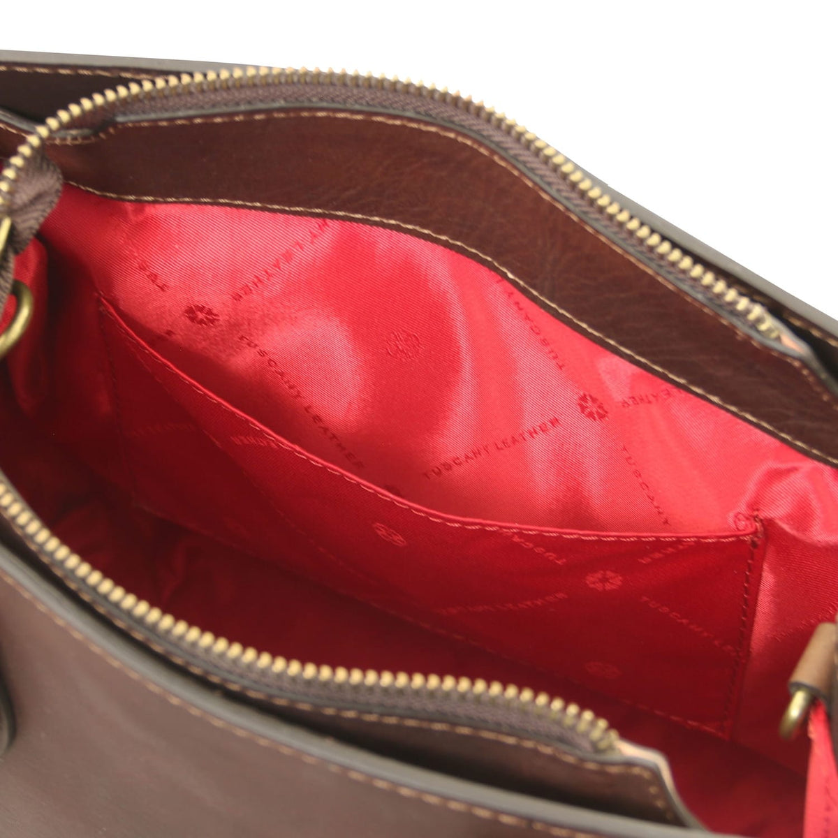 Dama - Vegetable-tanned leather tote handbag | TL142564