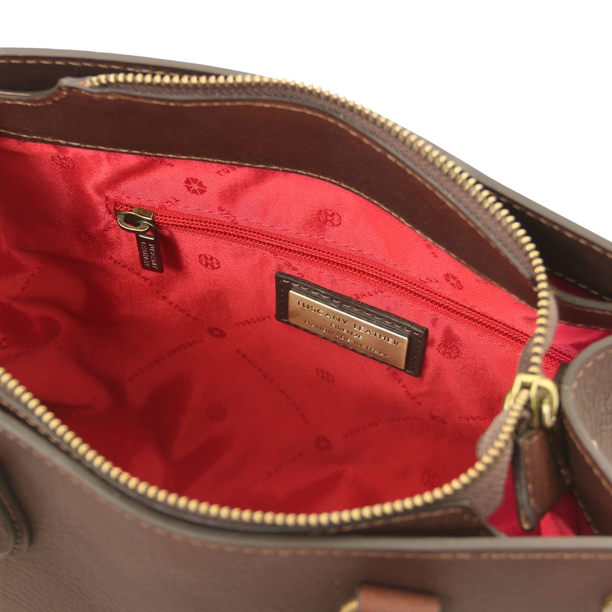 Dama - Vegetable-tanned leather tote handbag | TL142564