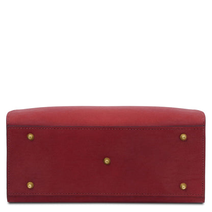 Dama - Vegetable-tanned leather tote handbag | TL142564