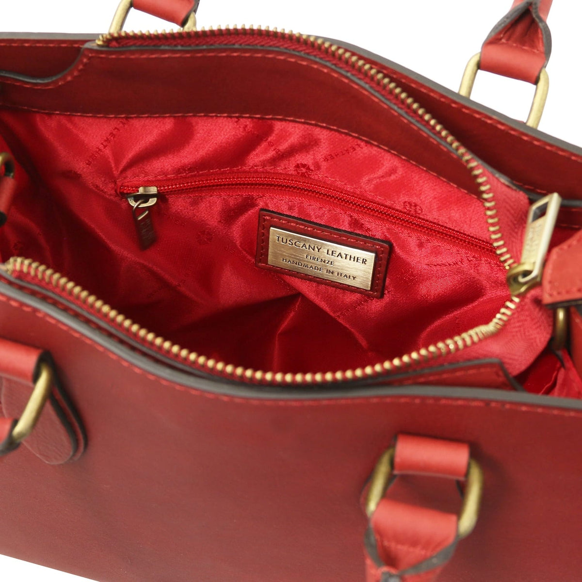 Dama - Vegetable-tanned leather tote handbag | TL142564