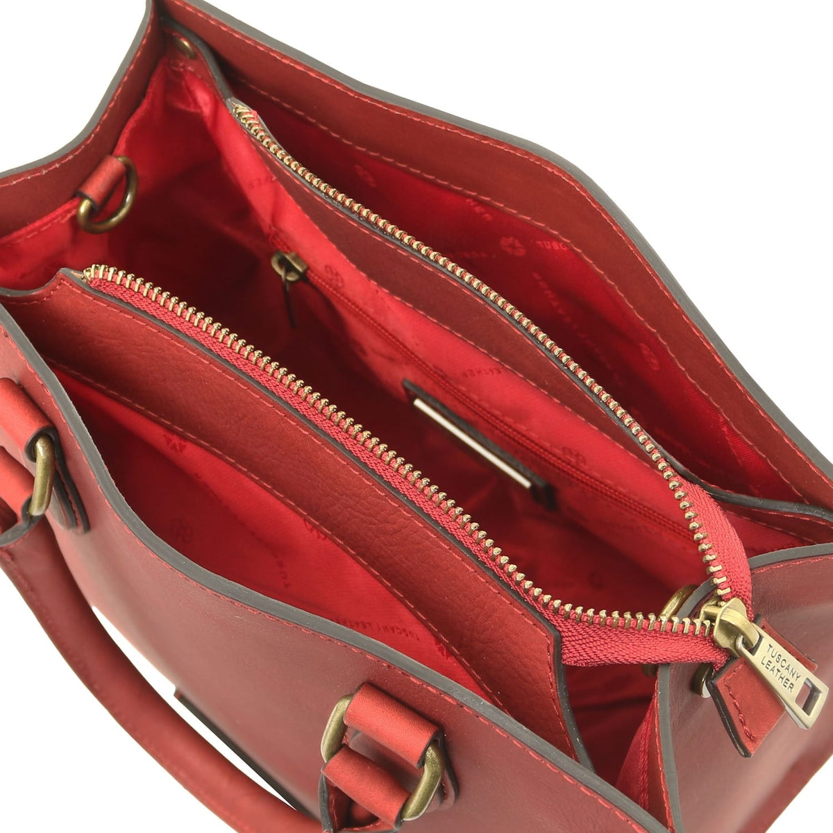 Dama - Vegetable-tanned leather tote handbag | TL142564