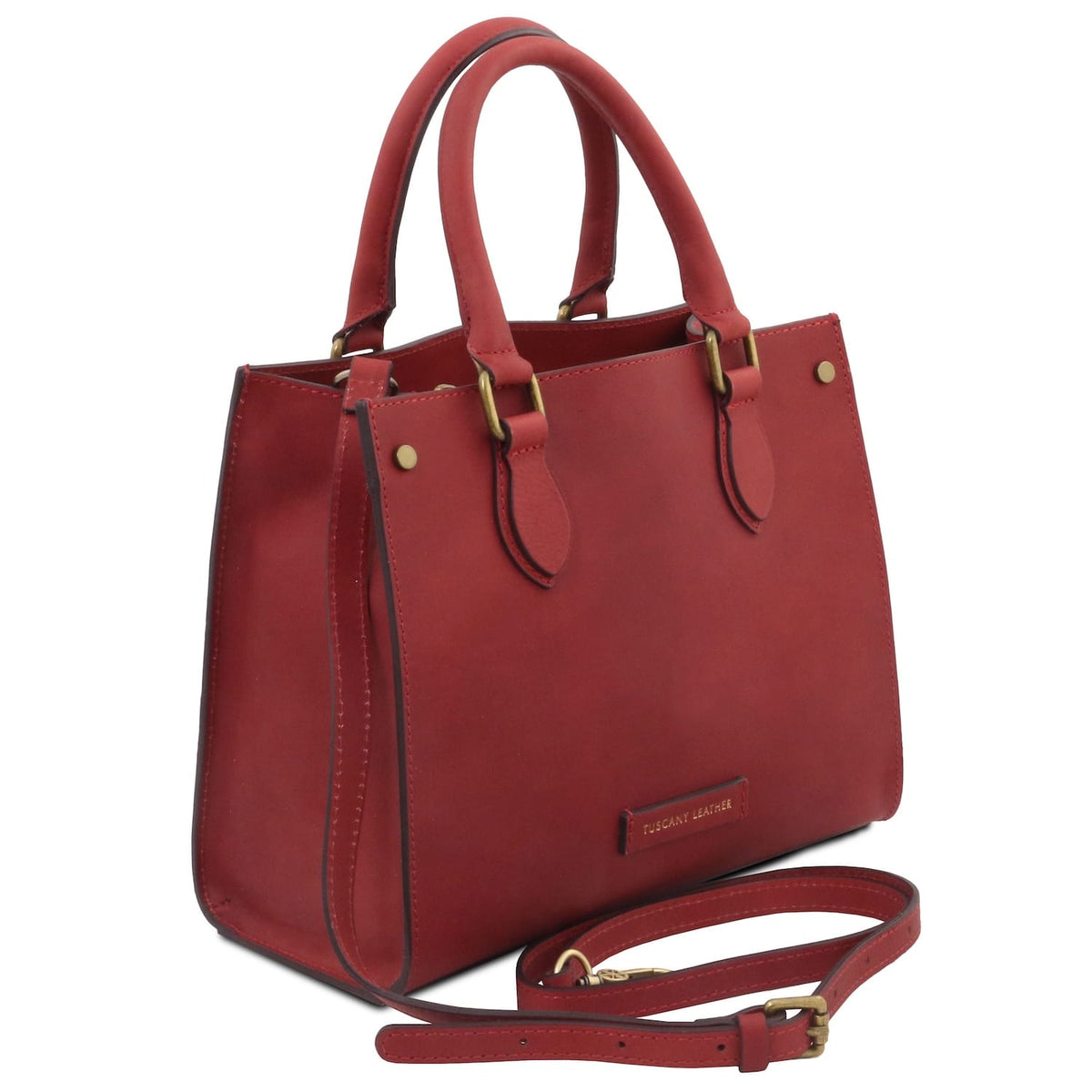 Dama - Vegetable-tanned leather tote handbag | TL142564