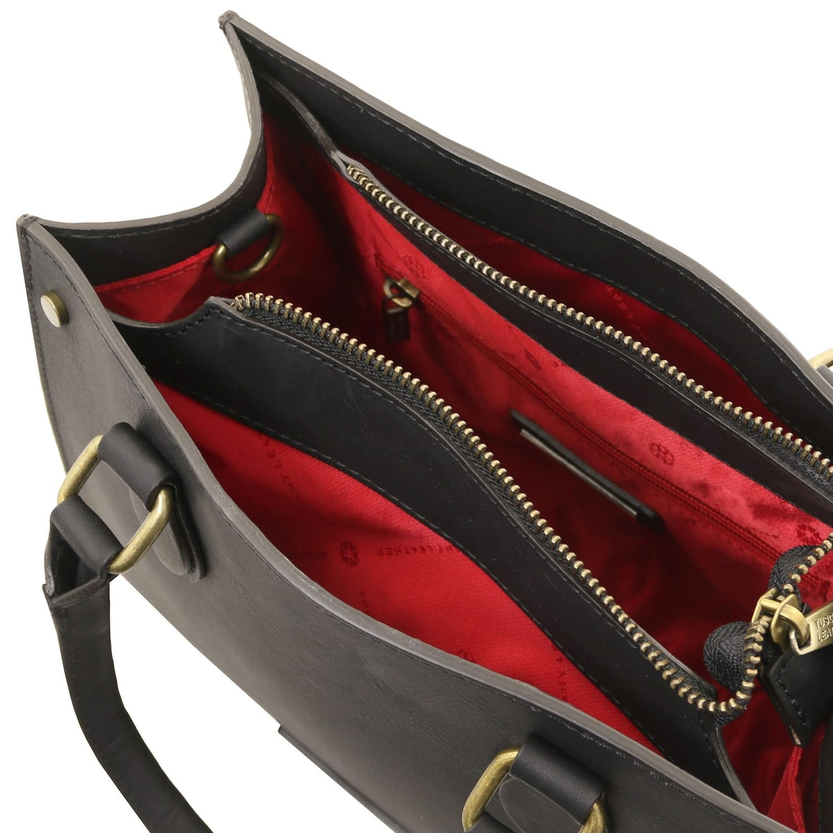 Dama - Vegetable-tanned leather tote handbag | TL142564