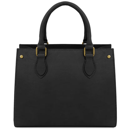 Dama - Vegetable-tanned leather tote handbag | TL142564