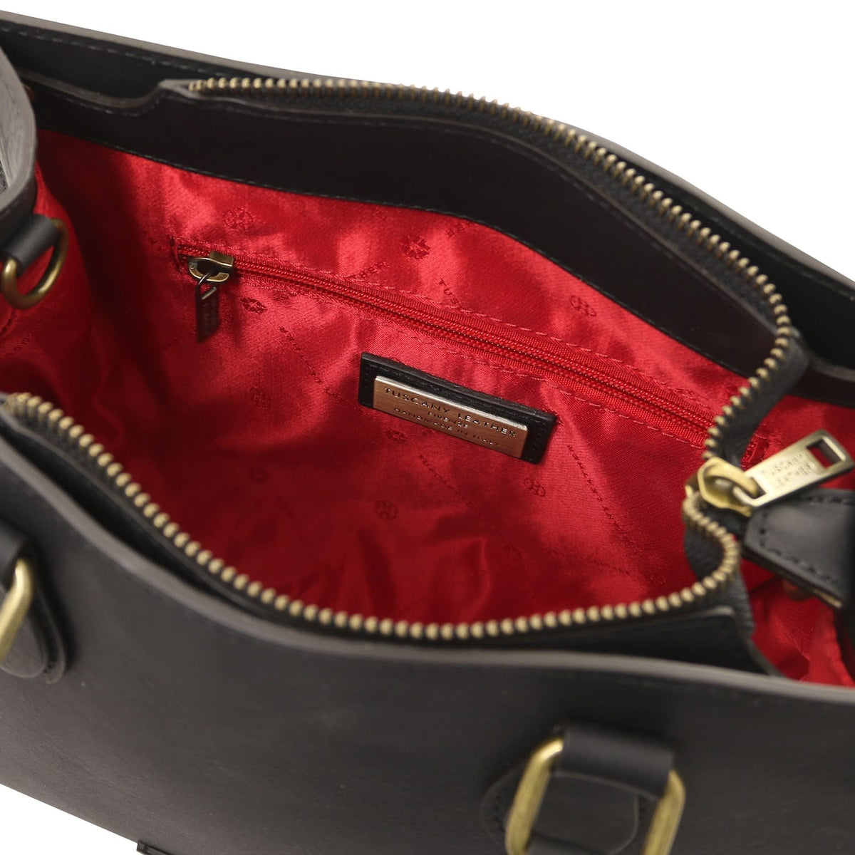 Dama - Vegetable-tanned leather tote handbag | TL142564